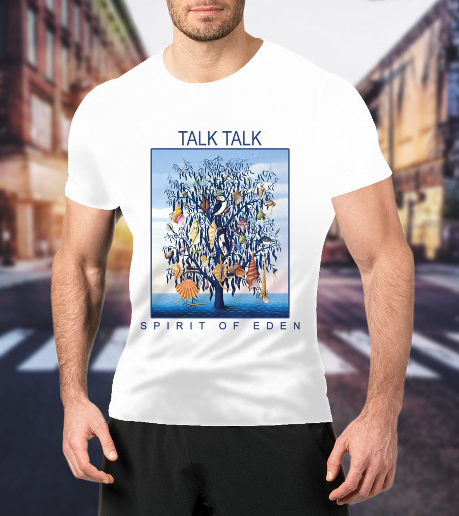 Talk Talk Spirit Of Eden Tree With Shells And Leaves T-Shirt