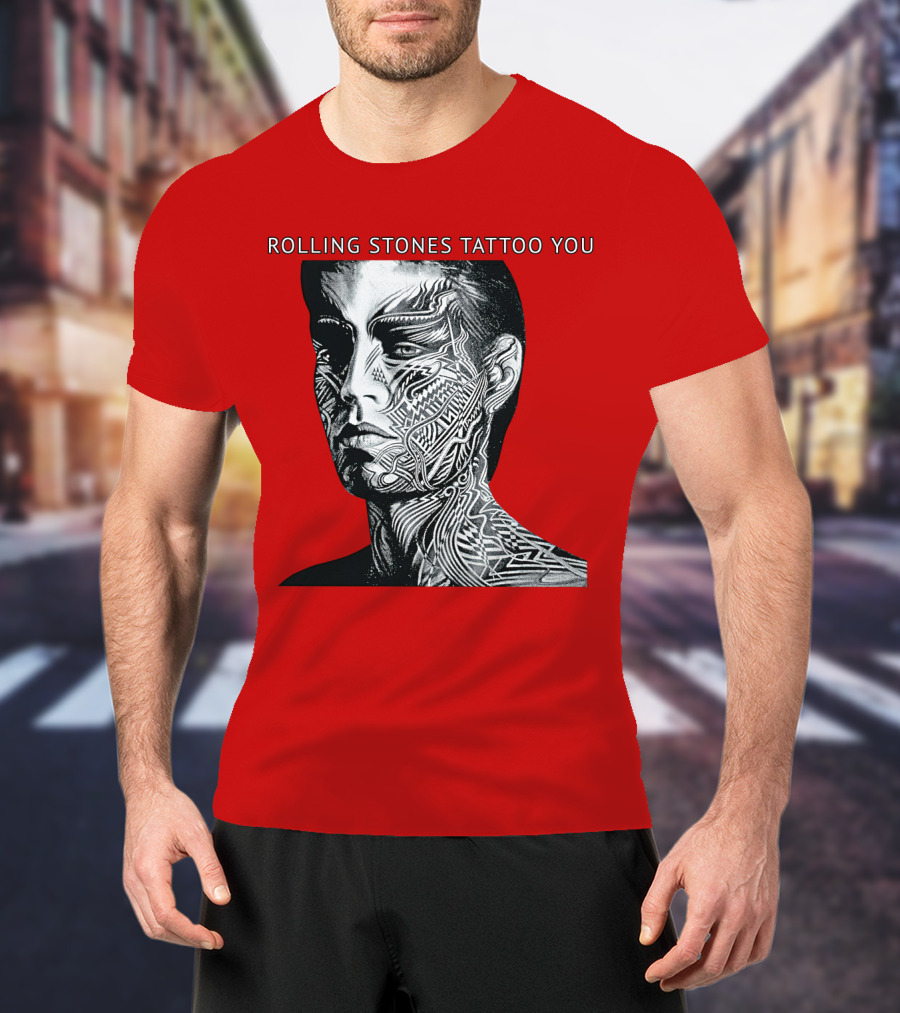 Rolling Stones Tattoo You Face Art T-Shirt
