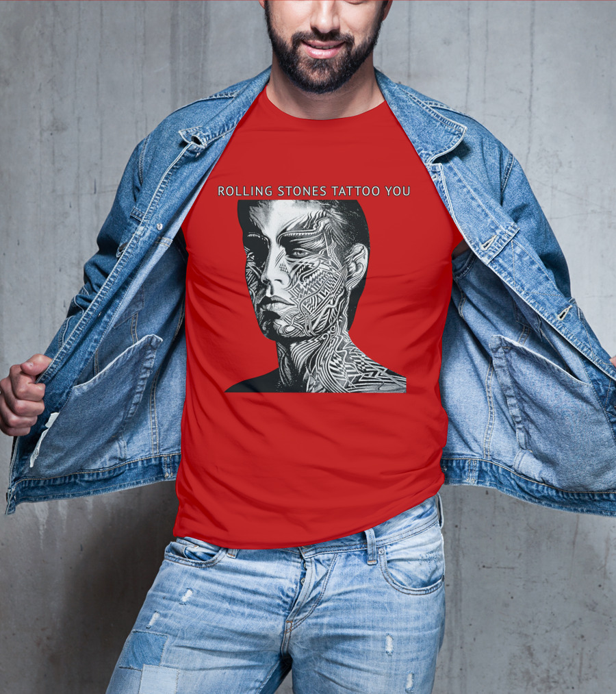 Rolling Stones Tattoo You Face Art T-Shirt