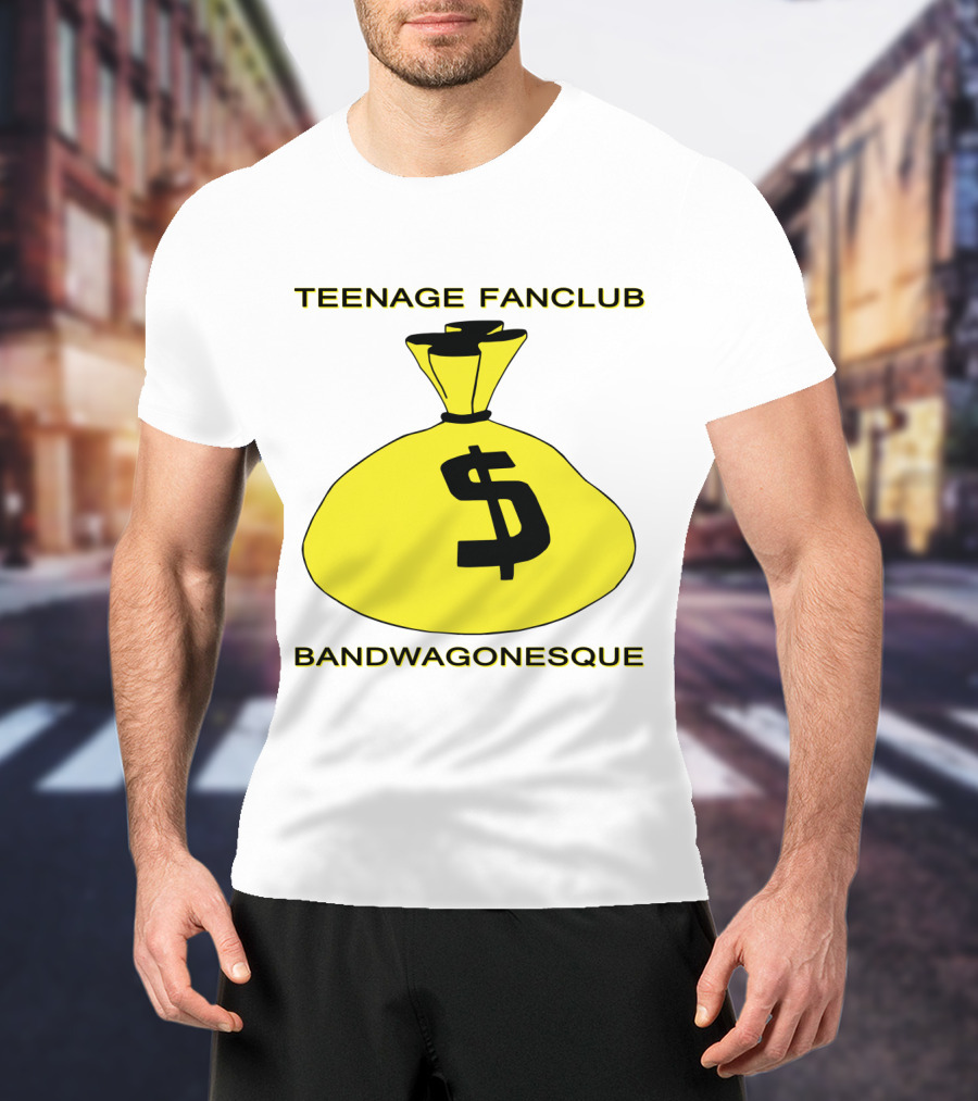 Teenage Fanclub Bandwagonesque Money Bag Icon With Dollar Sign T-Shirt