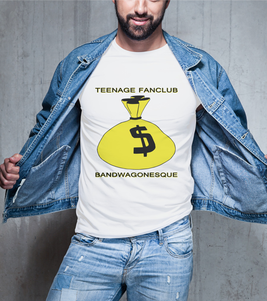 Teenage Fanclub Bandwagonesque Money Bag Icon With Dollar Sign T-Shirt