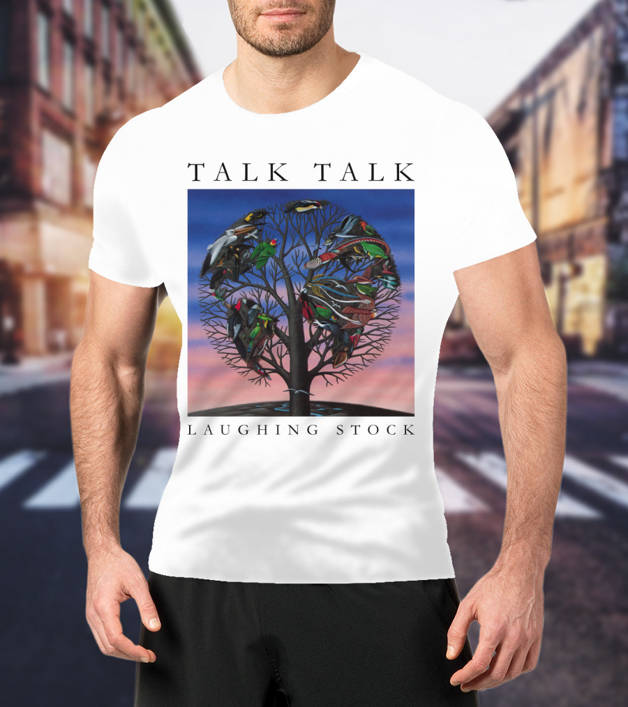 Talk Talk Laughing Stock Surreal Tree With Birds T-Shirt