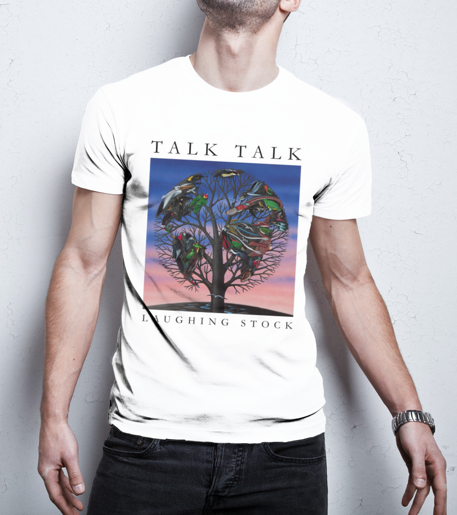 Talk Talk Laughing Stock Surreal Tree With Birds T-Shirt