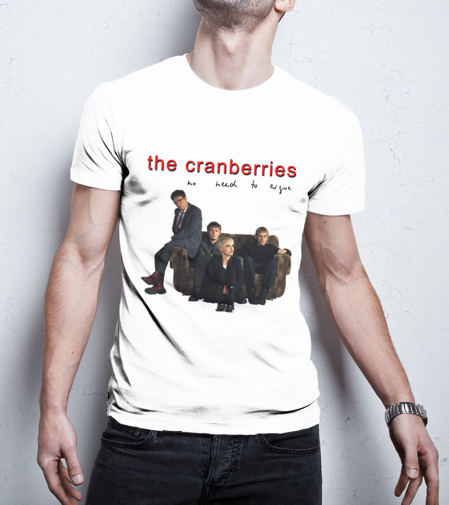 The Cranberries No Need To Argue Album Cover Sofa Band Members T-Shirt