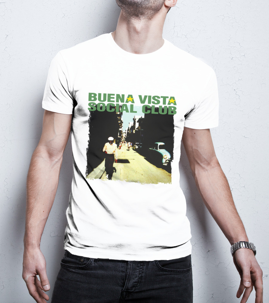 Buena Vista Social Club Vintage Havana Street Scene T-Shirt