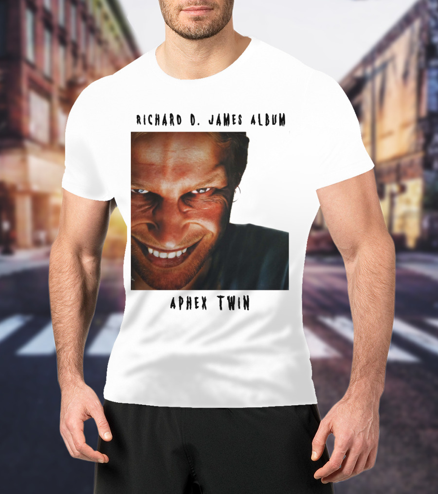 Richard D. James Album Aphex Twin Smiling Face T-Shirt