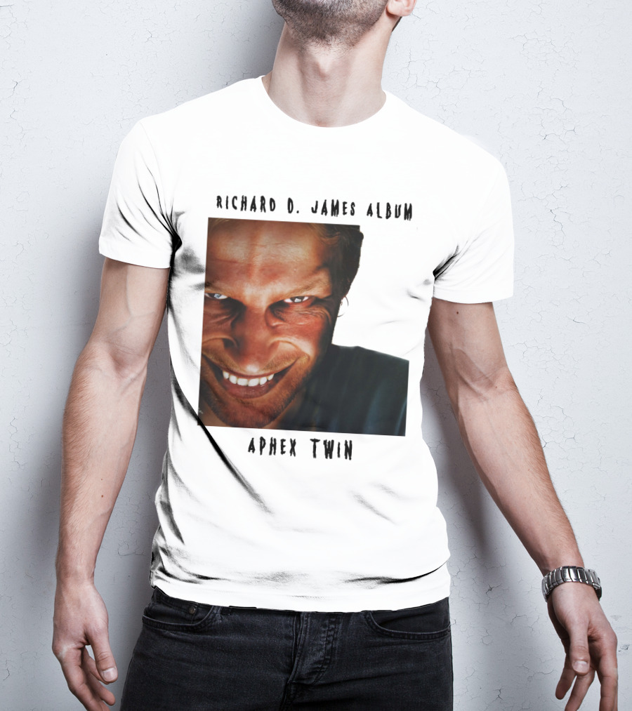 Richard D. James Album Aphex Twin Smiling Face T-Shirt