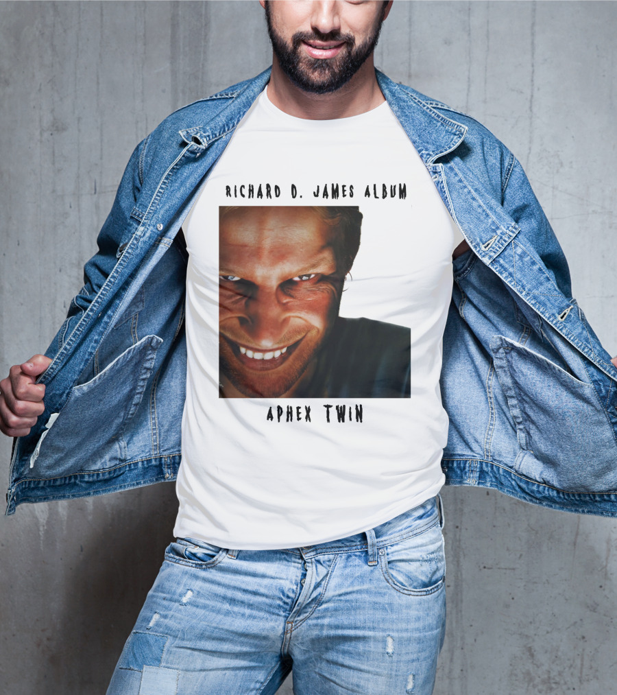Richard D. James Album Aphex Twin Smiling Face T-Shirt
