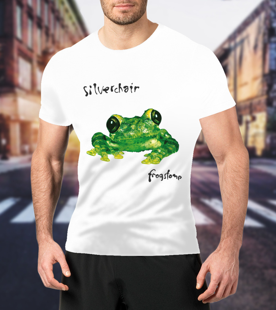 Silverchair Frogstomp Frog Green Eyes T-Shirt