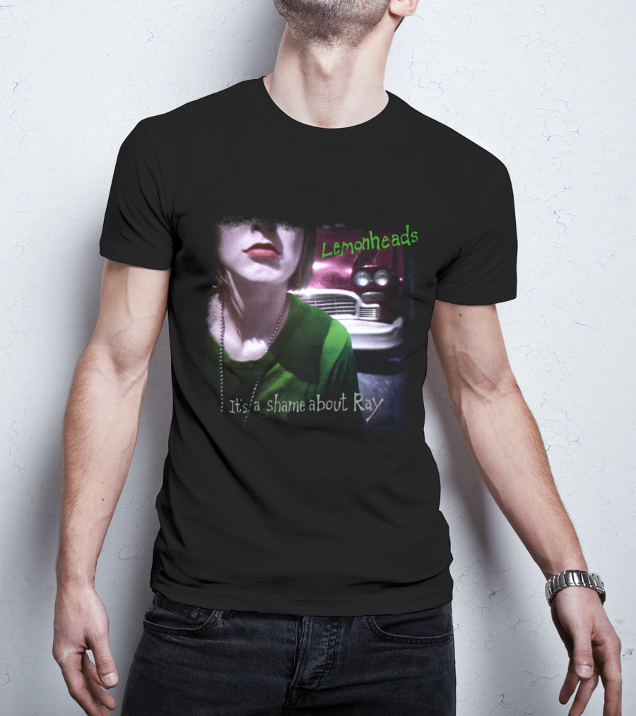 Lemonheads It's A Shame About Ray Album Cover With Green Shirt And Vintage Car T-Shirt