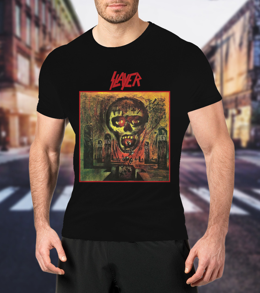 Slayer Seasons In The Abyss Skull T-Shirt