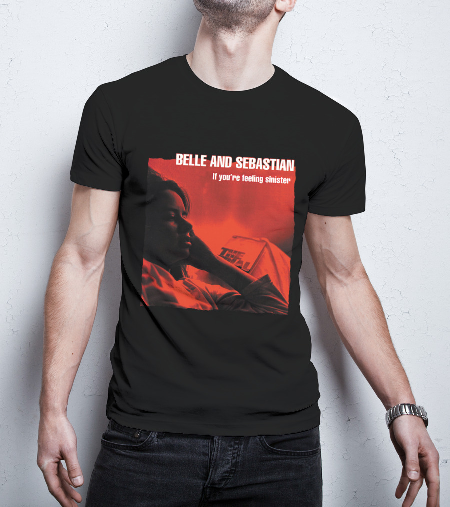 Belle And Sebastian If You're Feeling Sinister Album Cover Red Tone T-Shirt