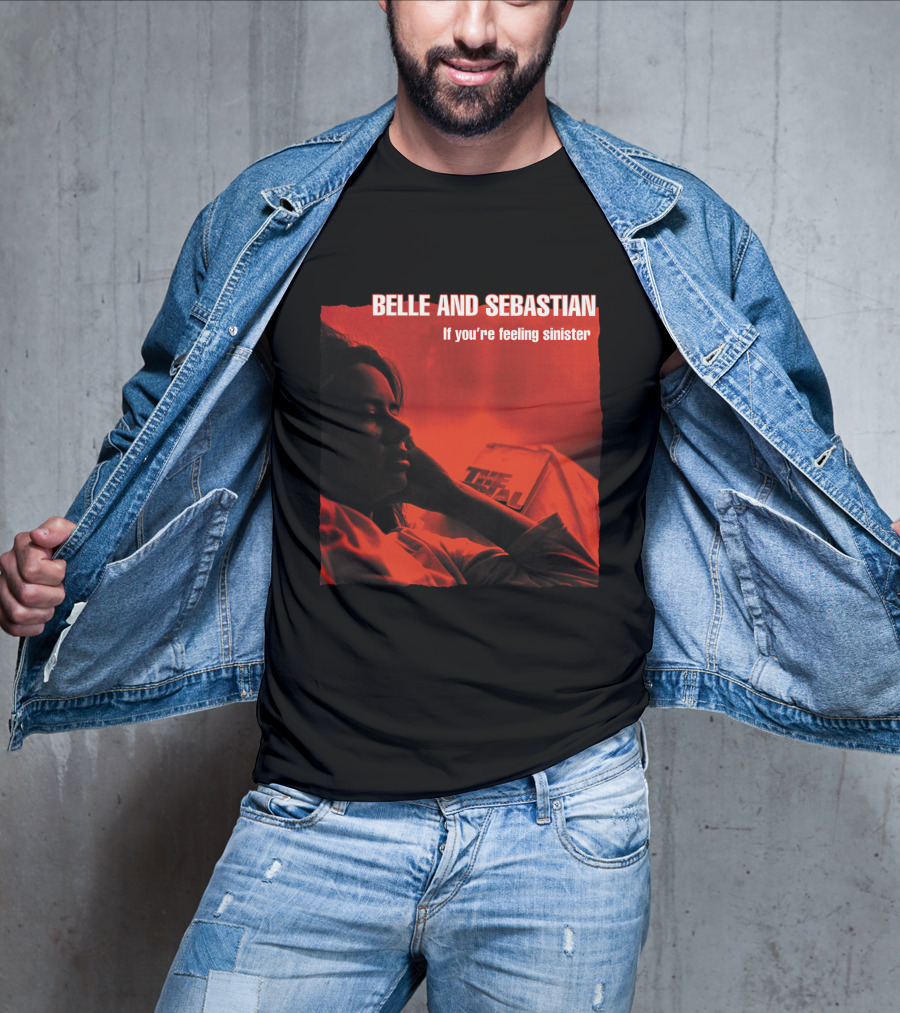 Belle And Sebastian If You're Feeling Sinister Album Cover Red Tone T-Shirt