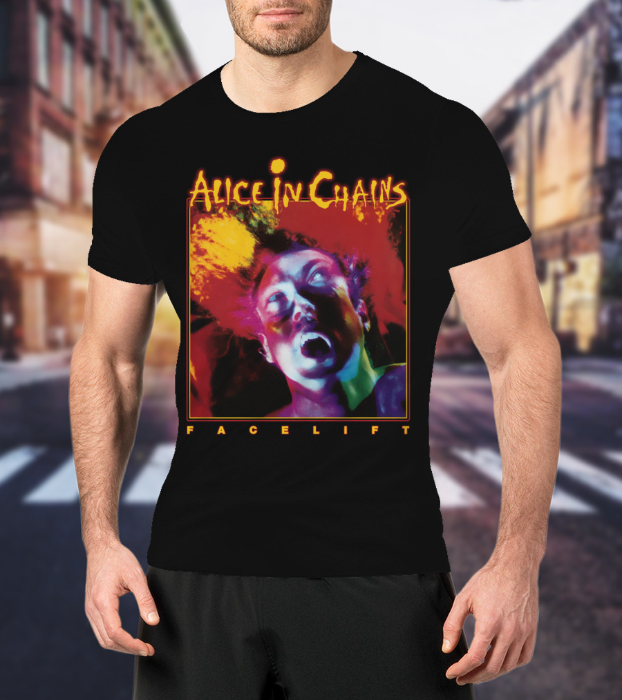 Alice In Chains Facelift Album Cover T-Shirt