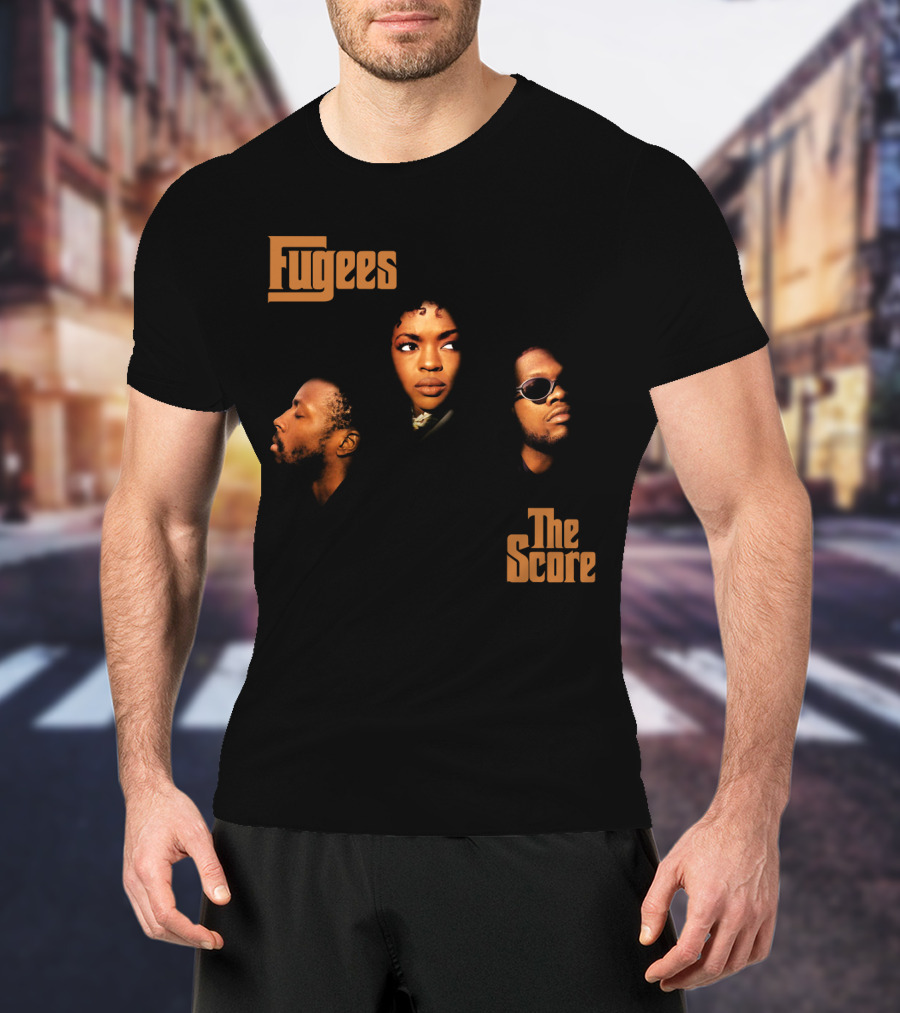 Fugees The Score Album Cover Trio Wyclef Lauryn Pras T-Shirt