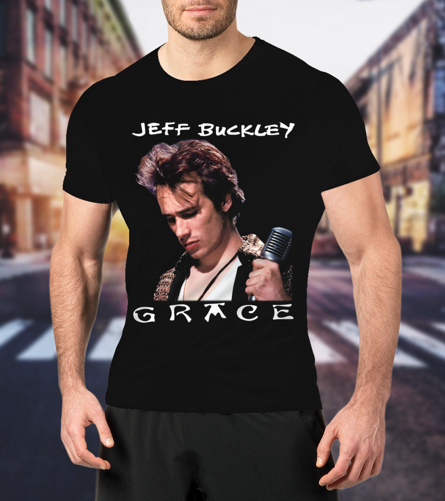 Jeff Buckley Grace Microphone T-Shirt