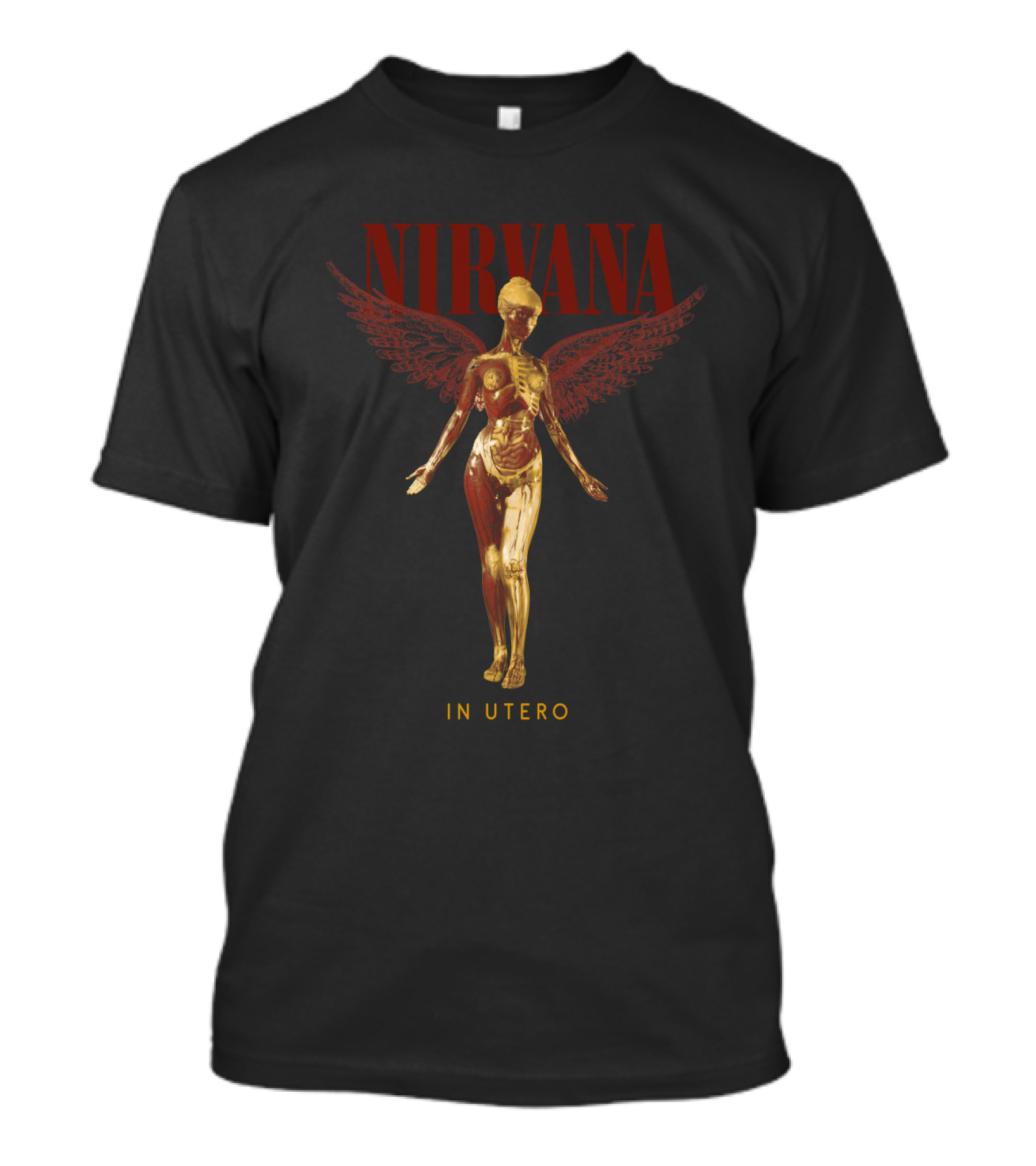 Nirvana In Utero Winged Anatomy Figure T-Shirt