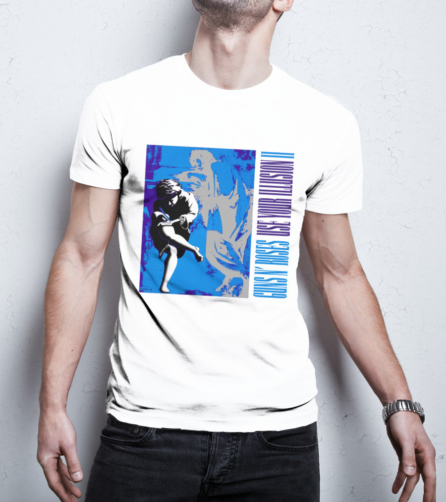 Guns N Roses Use Your Illusion Ii Blue Angel Artwork T-Shirt