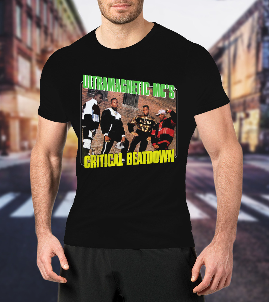 Ultramagnetic MC's Critical Beatdown 1988 Hip Hop Album Cover T-Shirt