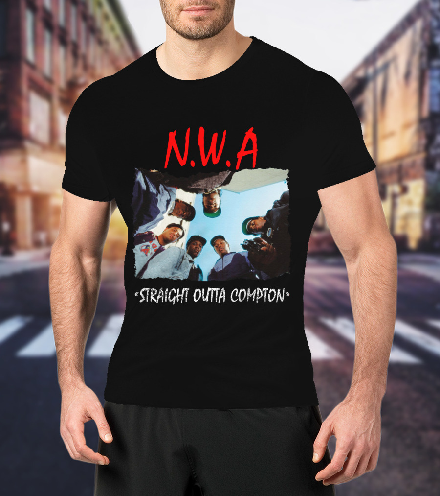 N.W.A Straight Outta Compton Iconic Group Photo T-Shirt
