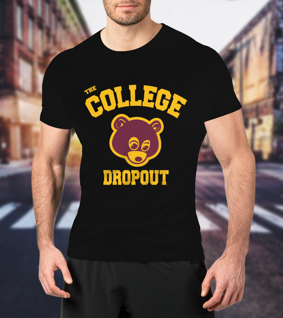 The College Dropout Kanye West Bear T-Shirt