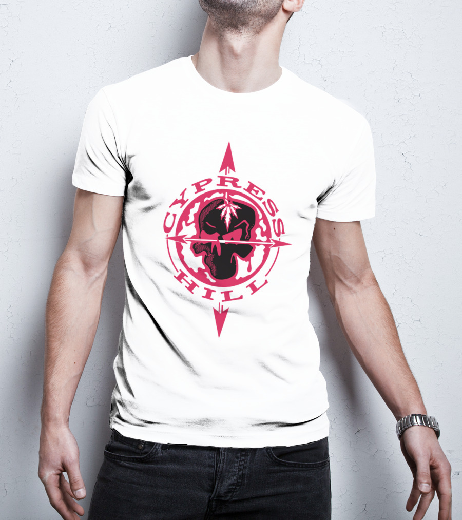 Cypress Hill Red Skull Compass T-Shirt