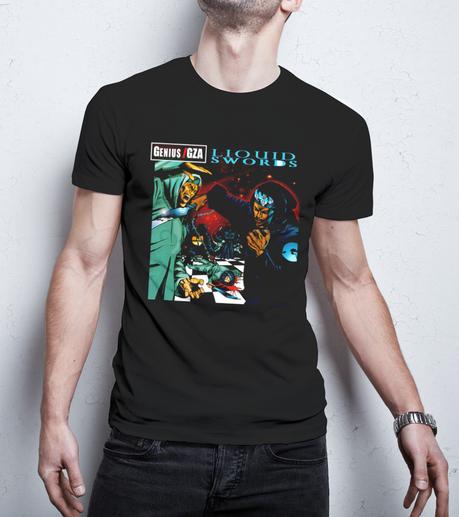 Genius GZA Liquid Swords Chess Battle T-Shirt