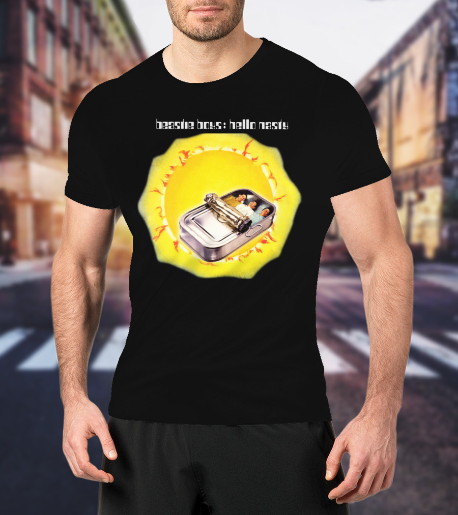 Beastie Boys Hello Nasty Album Cover Sardine Can 1998 Sunburst T-Shirt