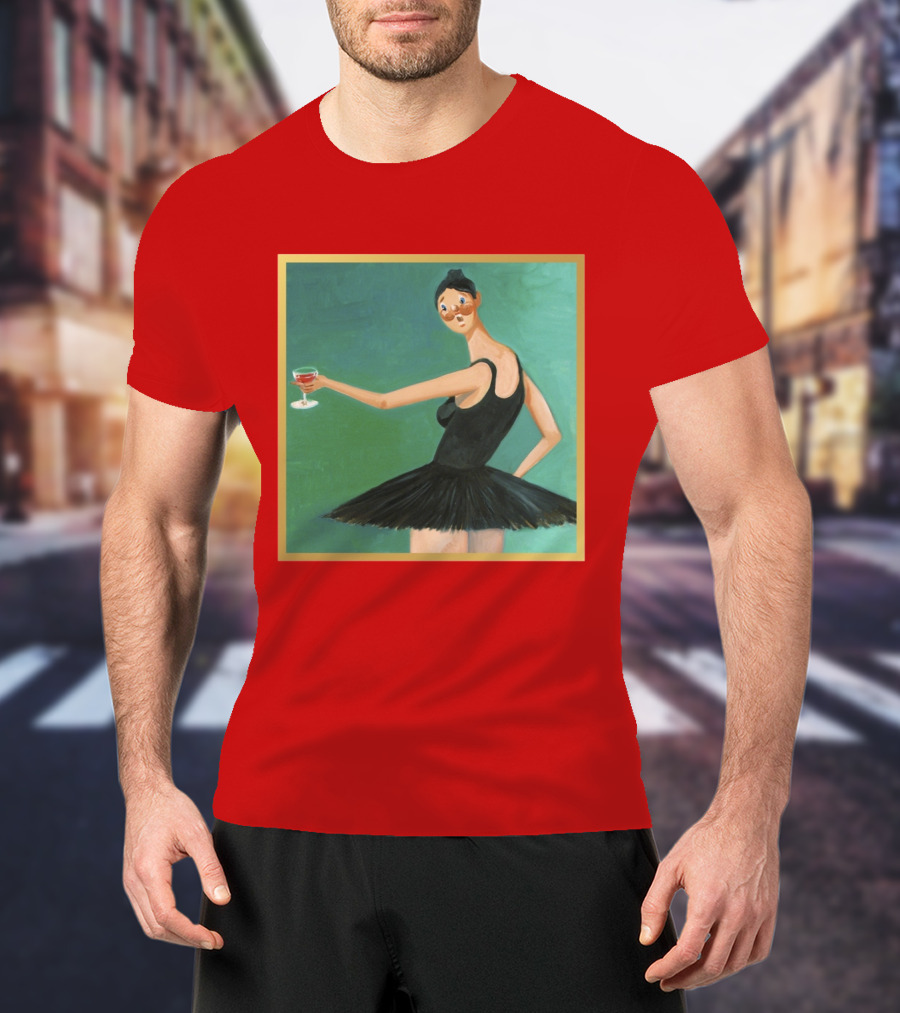 Kanye West My Beautiful Dark Twisted Fantasy Ballerina Cover Art T-Shirt
