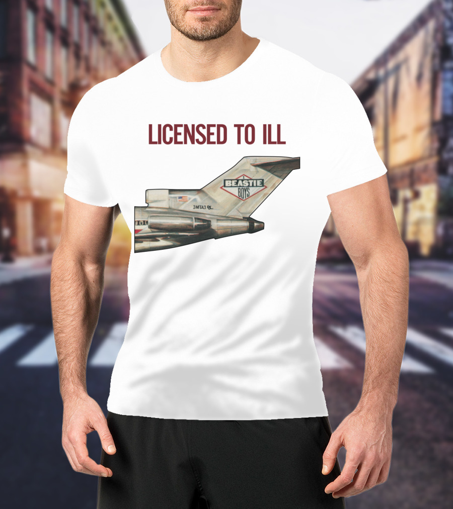 Beastie Boys Licensed To Ill Airplane Tail T-Shirt