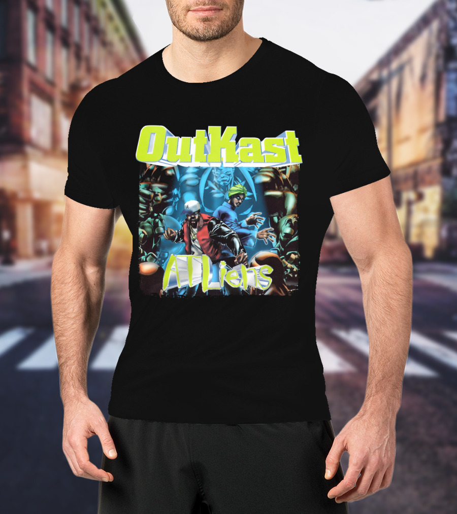 OutKast ATLiens Comic Style Iconic Album Cover T-Shirt