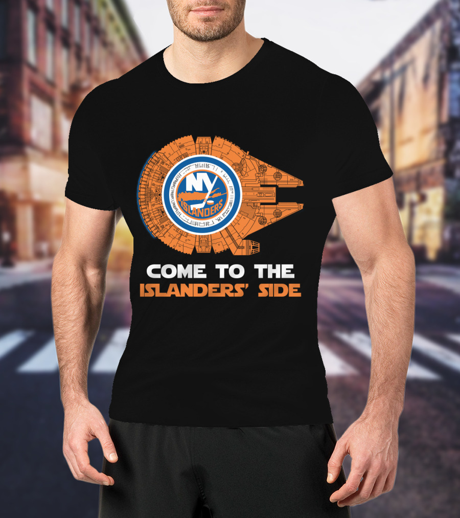 New York Islanders Millennium Falcon Come To The Islanders' Side T-Shirt
