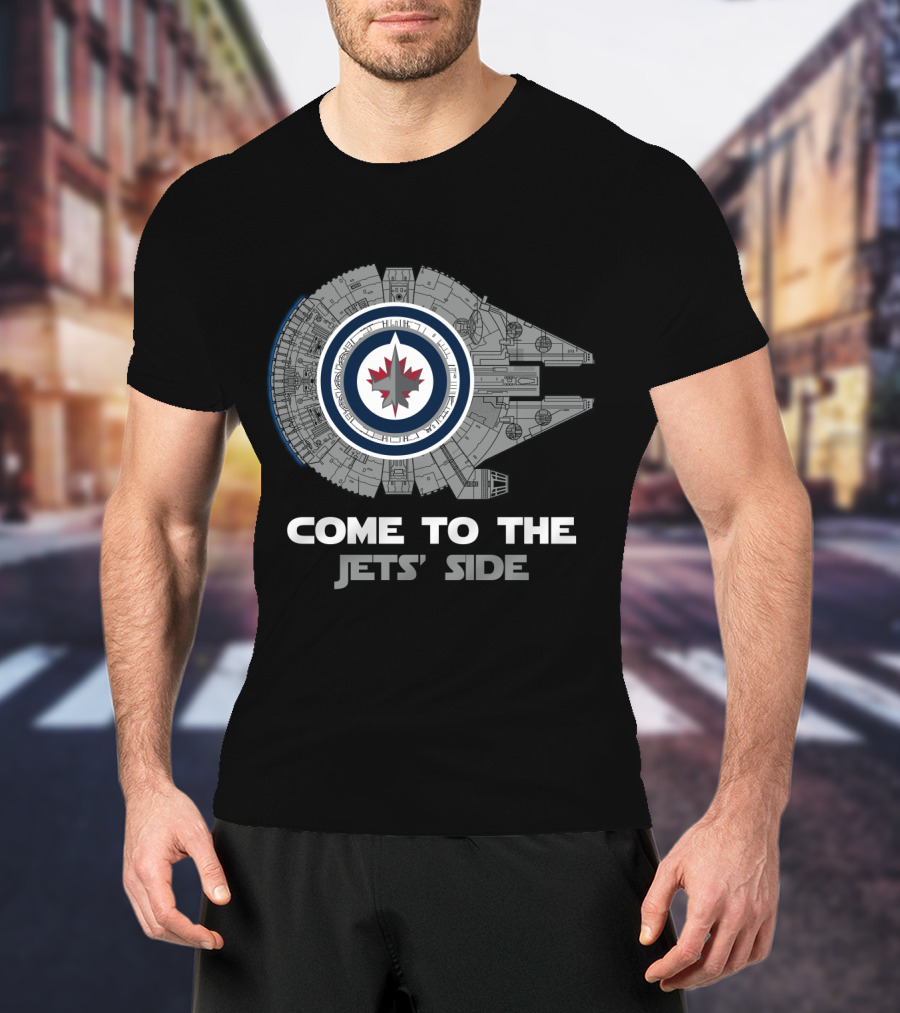 Winnipeg Jets Millennium Falcon Come To The Jets' Side T-Shirt