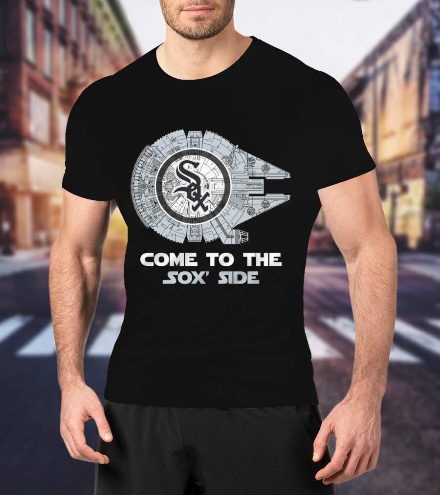 Come To The Sox Side Chicago White Sox Millennium Falcon MLB T-Shirt