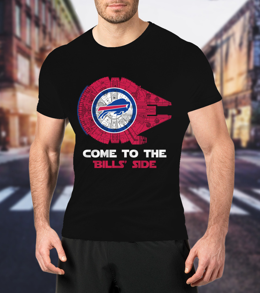 Come To The Bills' Side Buffalo Bills Millennium Falcon Nfl T-Shirt