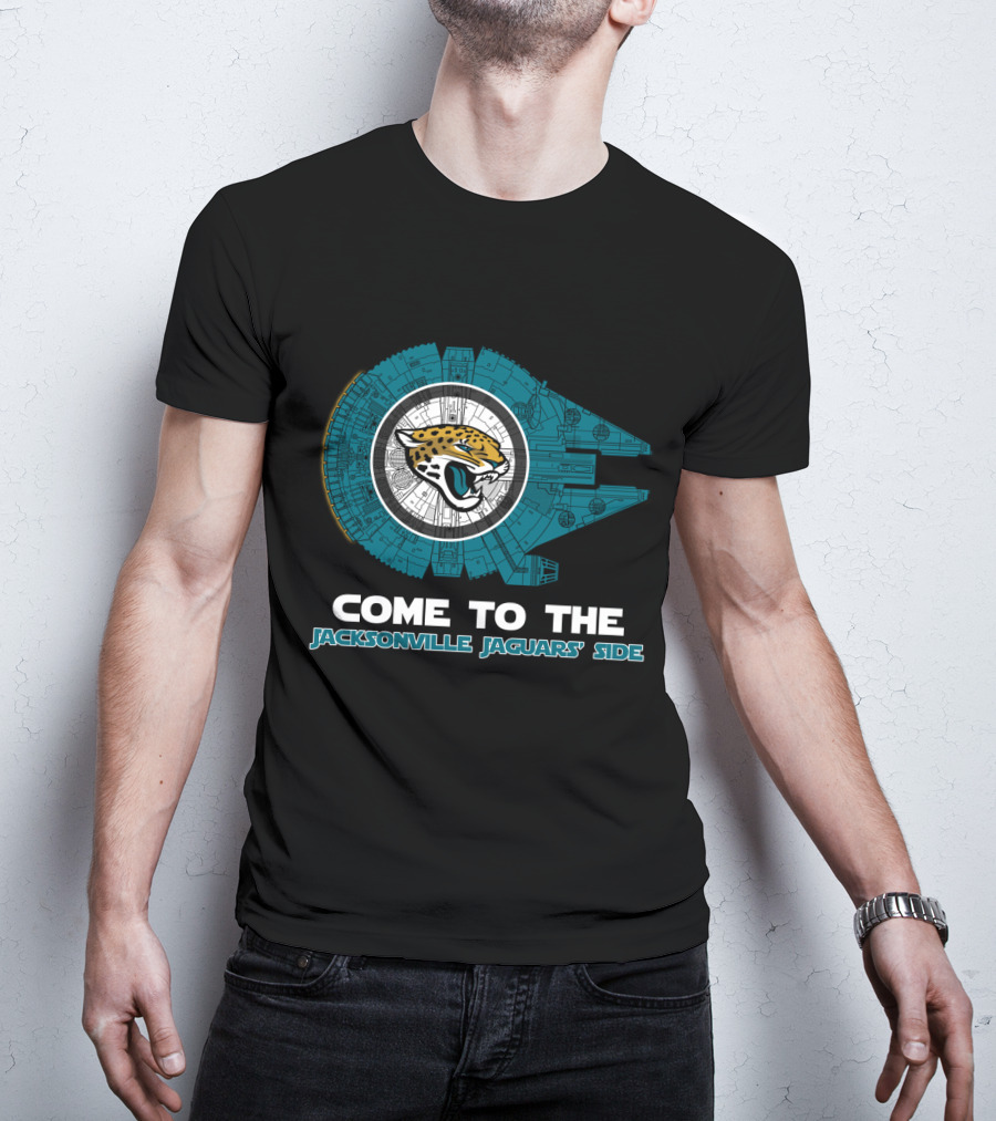 Jacksonville Jaguars Millennium Falcon Come To The Side T-Shirt