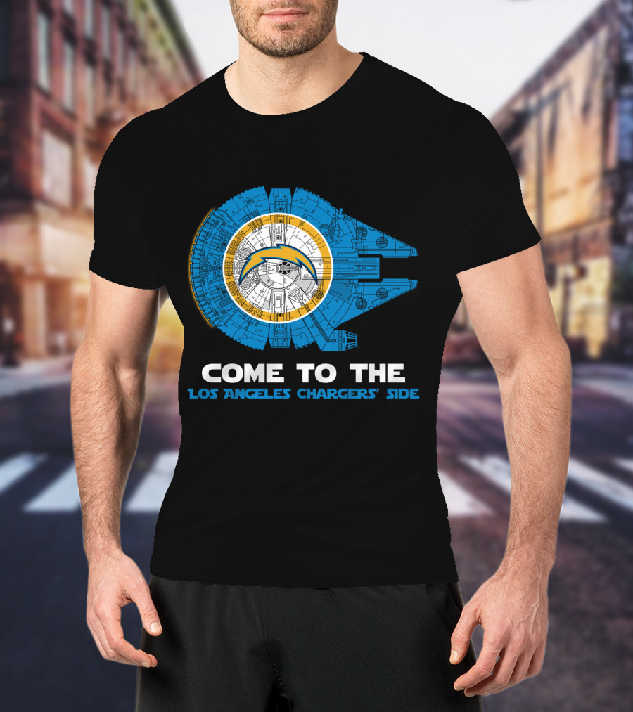 Come To The Los Angeles Chargers' Side Millennium Falcon Nfl T-Shirt