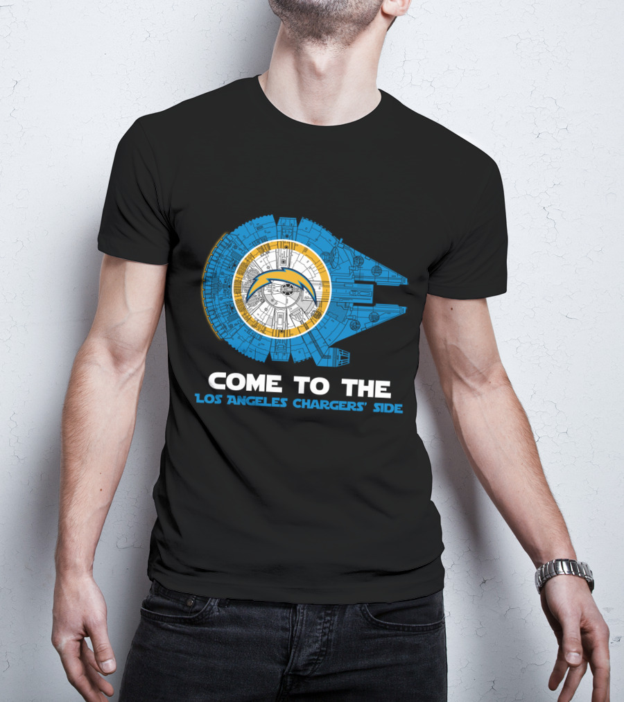 Come To The Los Angeles Chargers' Side Millennium Falcon Nfl T-Shirt