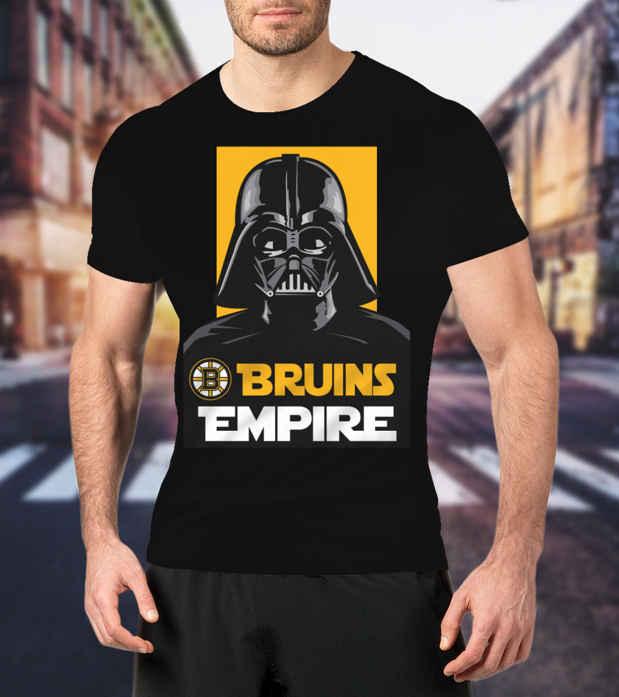 Bruins Empire Boston Bruins Darth Vader NHL T-Shirt