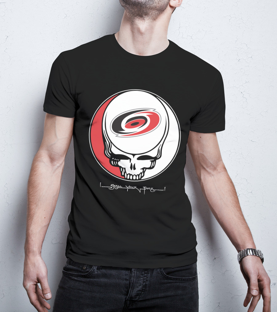 Steal Your Face Grateful Dead Carolina Hurricanes T-Shirt