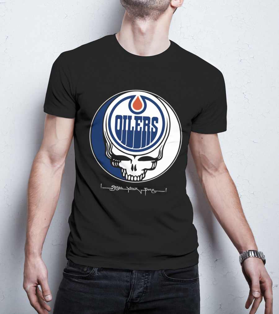 Grateful Dead Steal Your Face Edmonton Oilers T-Shirt