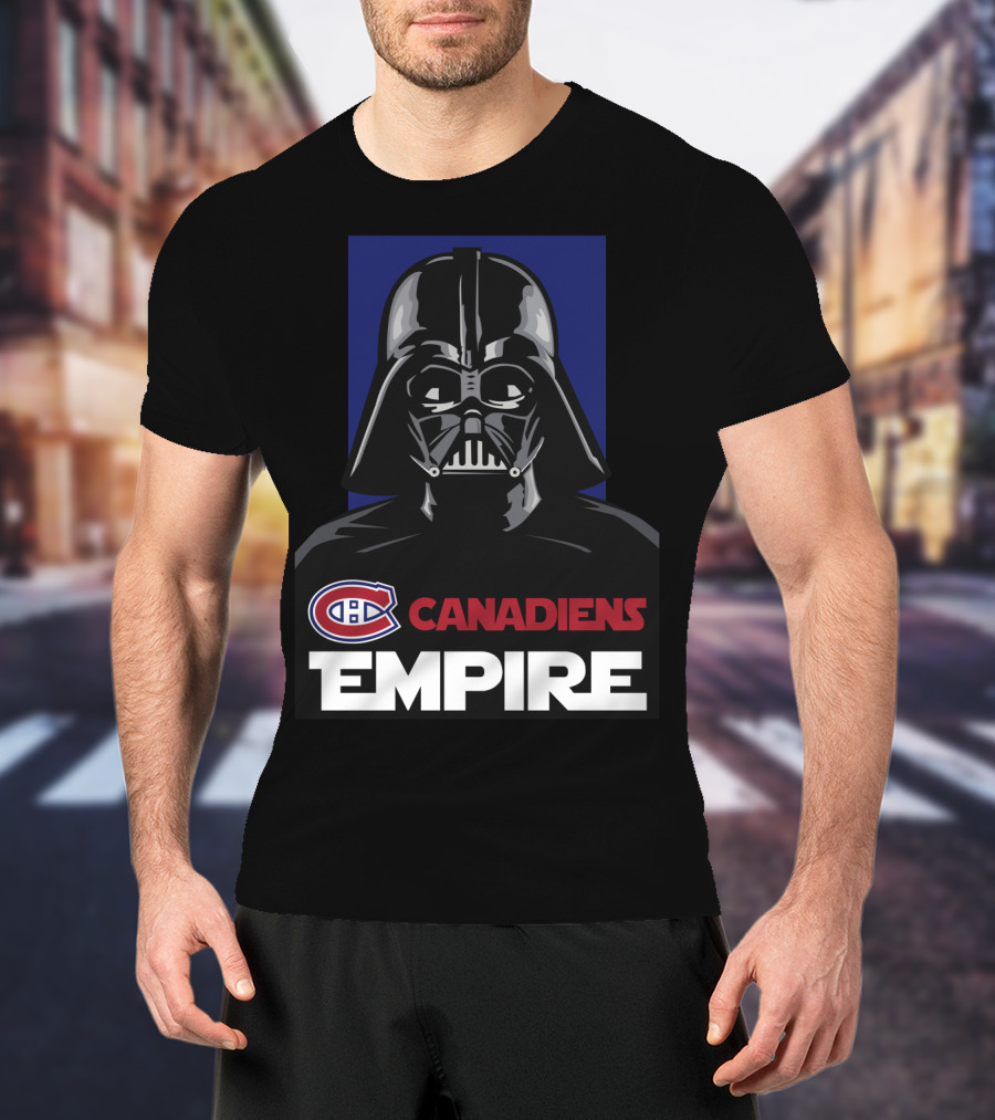 Montreal Canadiens Empire Darth Vader NHL T-Shirt