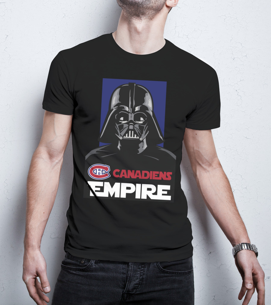 Montreal Canadiens Empire Darth Vader NHL T-Shirt