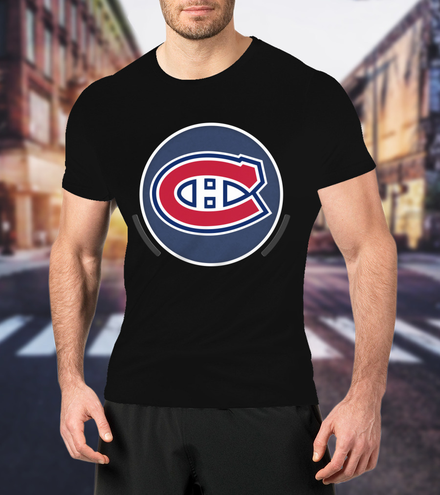 Montreal Canadiens Power Decal Logo Emblem T-Shirt