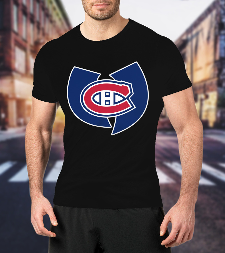 Montreal Canadiens Wu-Tang Clan Emblem Mashup T-Shirt