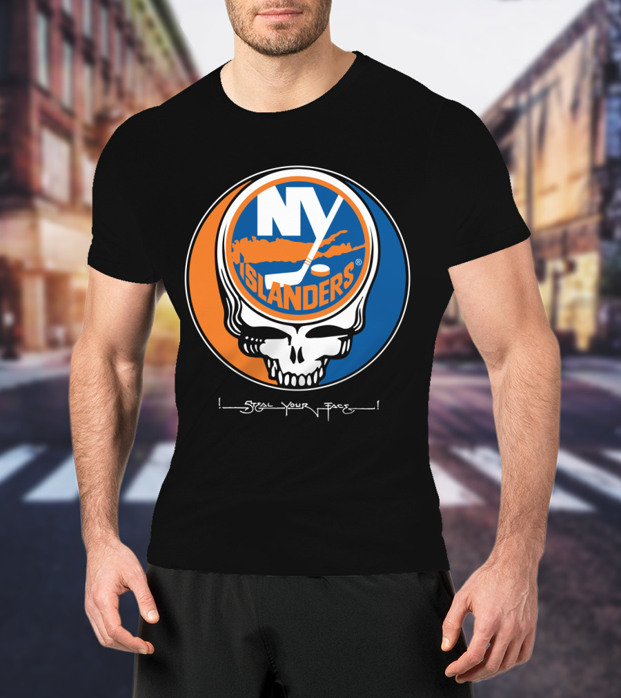 Grateful Dead NY Islanders Steal Your Face T-Shirt