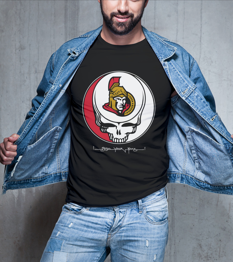 Steal Your Face Grateful Dead Ottawa Senators T-Shirt