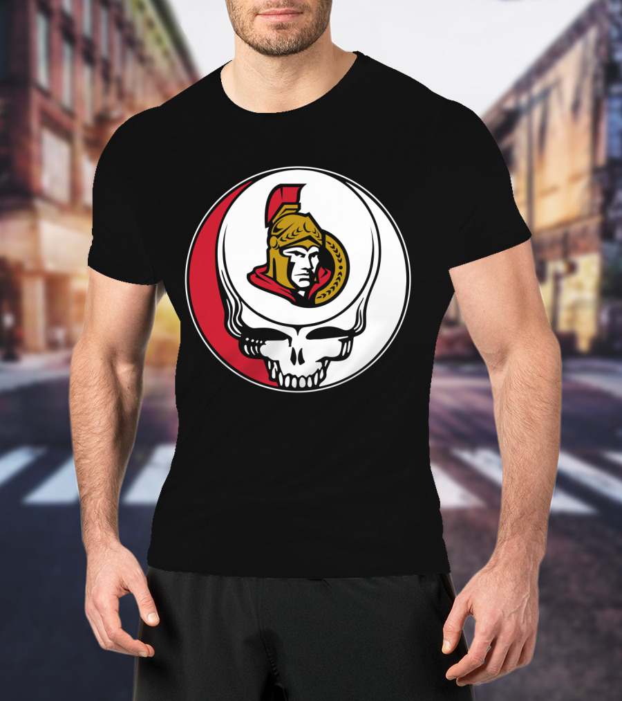 Ottawa Senators Skull T-Shirt