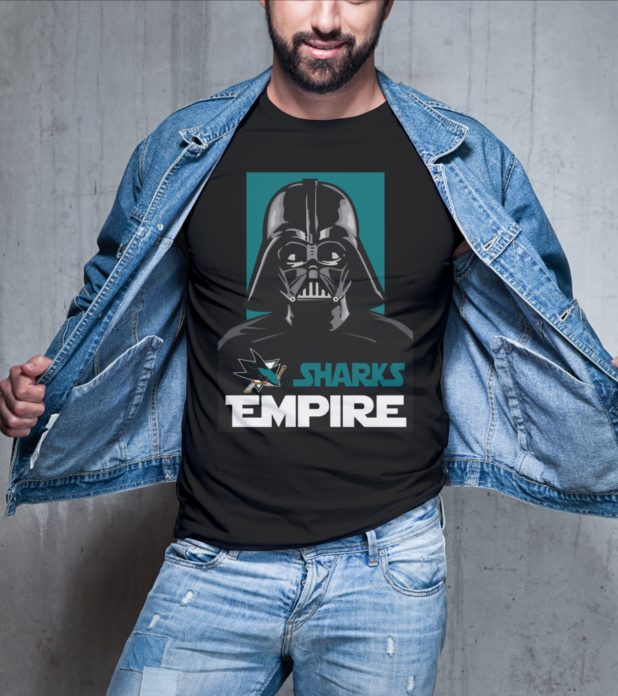 San Jose Sharks Empire Darth Vader NHL T-Shirt