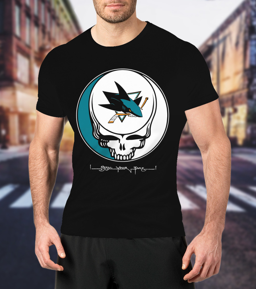 Grateful Dead Steal Your Face San Jose Sharks T-Shirt